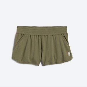 Olive FP Movement By Free People Athleisure/ Lounge Shorts — Large